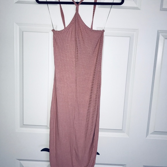 Muted Rose Midi Dress. NWOT. - Picture 4 of 8